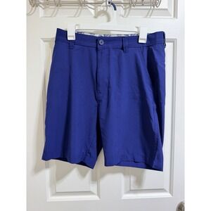 Report Collection Men's Royal Blue Performance Golf Shorts Size 32 Inside Floral